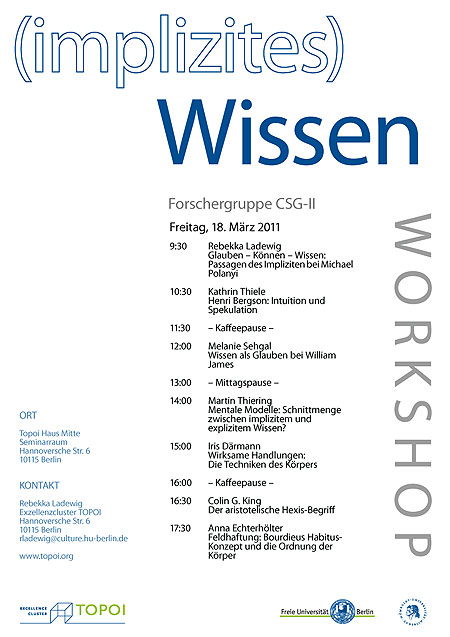 Workshop Program 